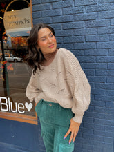 Load image into Gallery viewer, Open Knit Sweater // 3 colors
