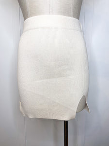 Knit Mini Skirt//2 Colors
