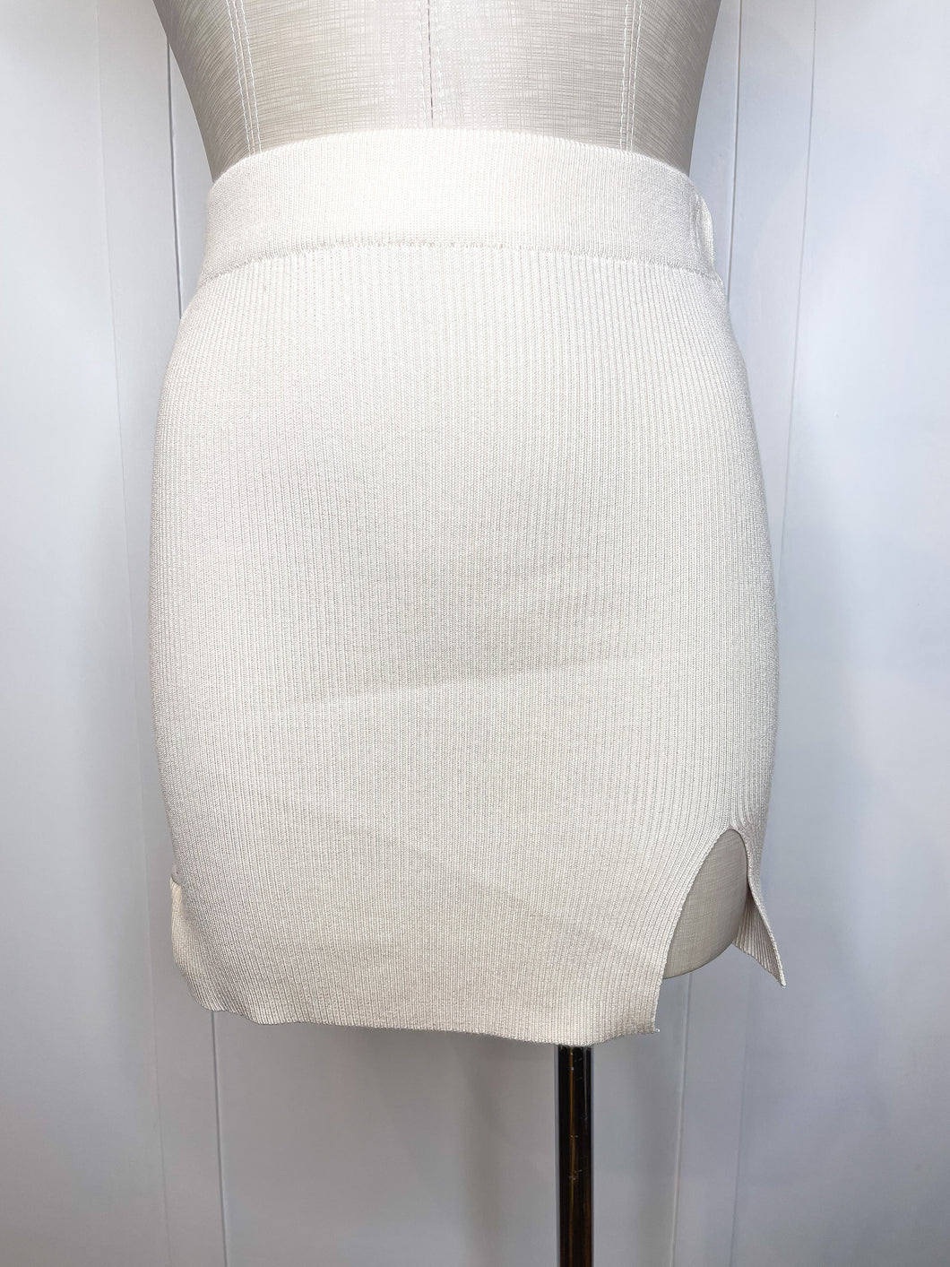 Knit Mini Skirt//2 Colors