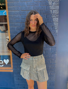 LS Mesh Top // 2 colors