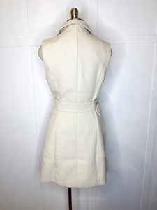 Double Breasted Vest Dress // 2 colors
