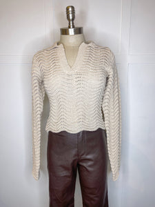 Scallop Edge Sweater