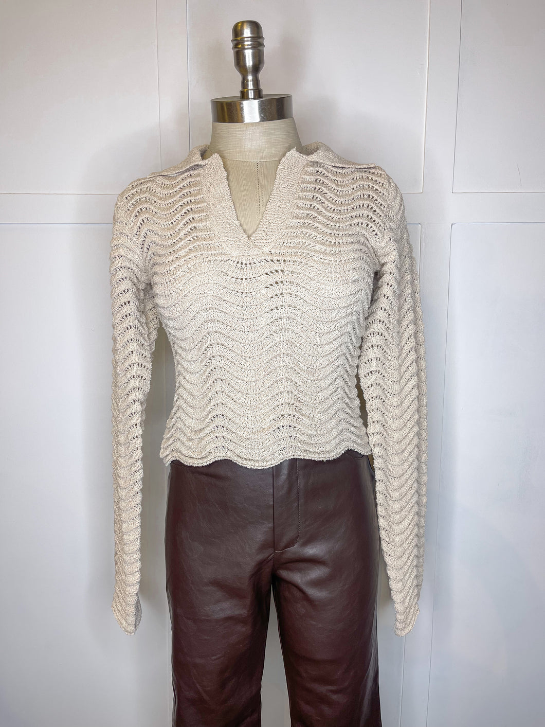 Scallop Edge Sweater