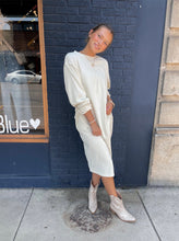 Load image into Gallery viewer, Midi Sweatshirt Dress
