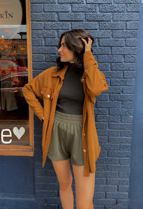 Ribbed Knit Shacket