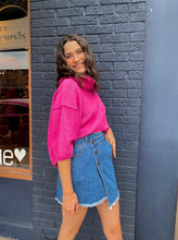 Load image into Gallery viewer, Cowl Neck SS Sweater // 2 colors
