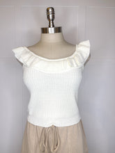 Load image into Gallery viewer, Ruffle Knit Tank // 4 colors
