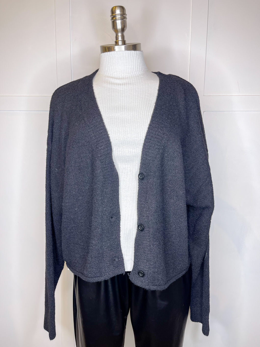 Oversized Button Cardigan//3 Colors
