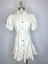 Load image into Gallery viewer, Puff Slv Tie Leather Dress

