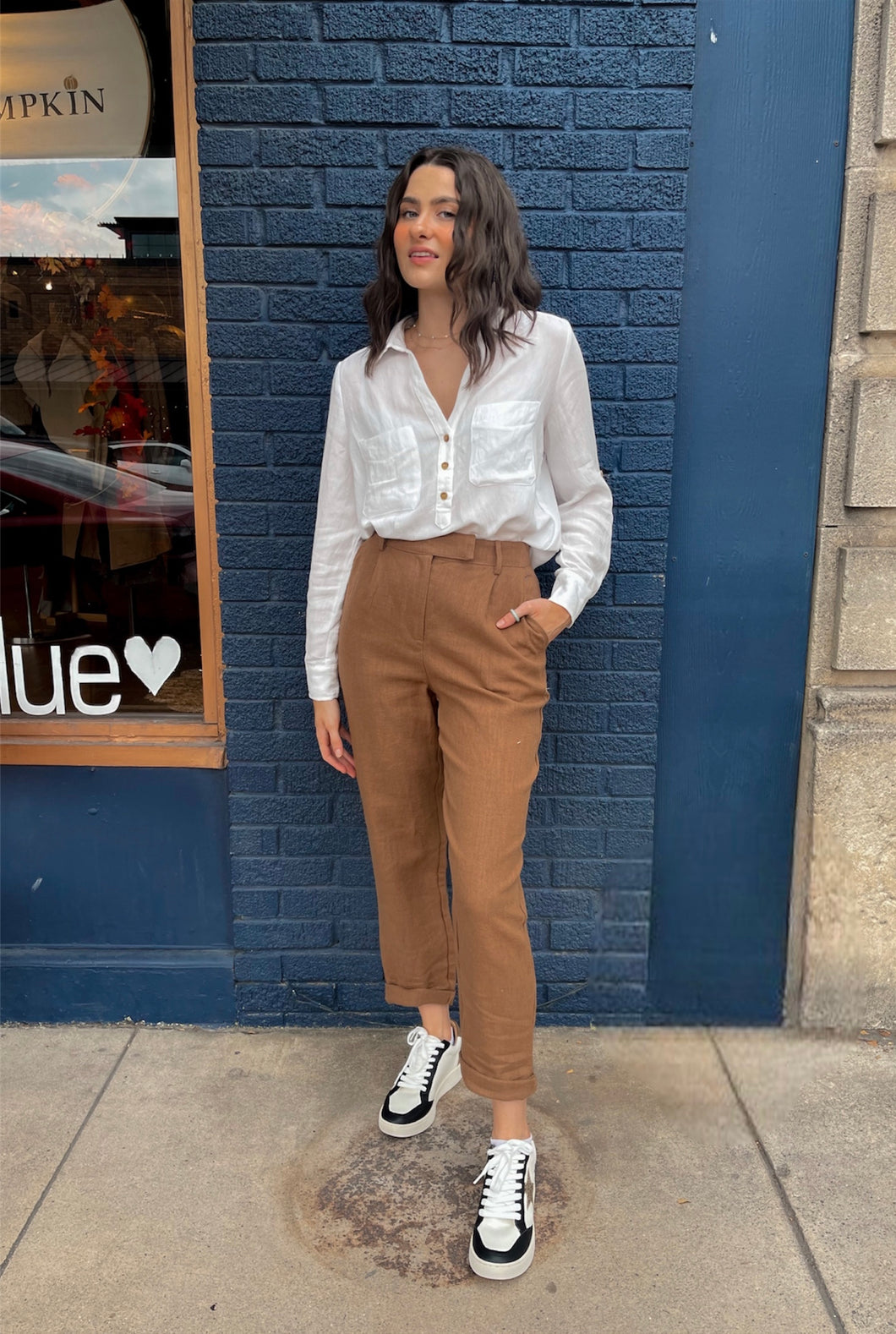 One Tuck Trouser