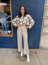 Load image into Gallery viewer, Leather Wide Leg Pant
