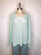 Load image into Gallery viewer, V Neck Open Knit LS // 3 colors
