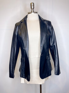 Leather Blazer // 3 colors