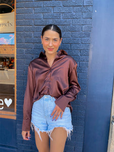 Silky Button Down // 2 colors