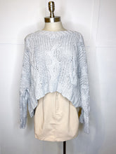 Load image into Gallery viewer, Cable Knit Cropped Sweater
