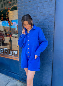 LS Denim Romper