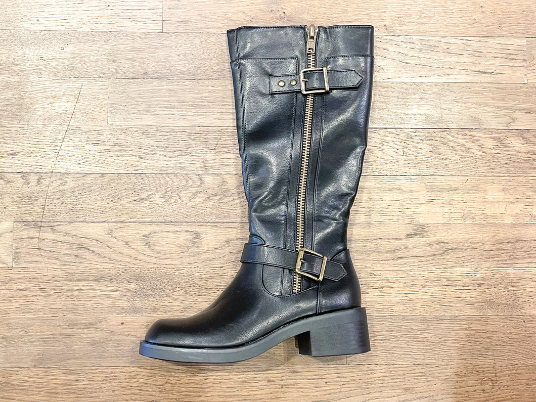 Buckle Biker Boot