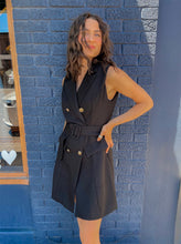 Load image into Gallery viewer, Double Breasted Vest Dress // 2 colors
