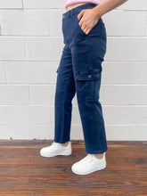 Load image into Gallery viewer, HR Navy Cargo Jeans

