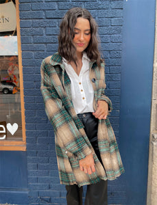 Brushed Flannel Shacket // 3 colors
