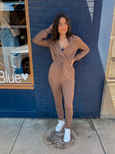 Knit LS Jumpsuit//2 Colors