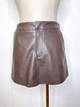 Load image into Gallery viewer, Snap Mini Faux Leather Skort
