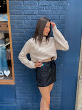 Load image into Gallery viewer, Ribbed Knit Turtleneck Sweater
