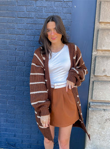 Oversized Stripe Cardigan // 2 colors