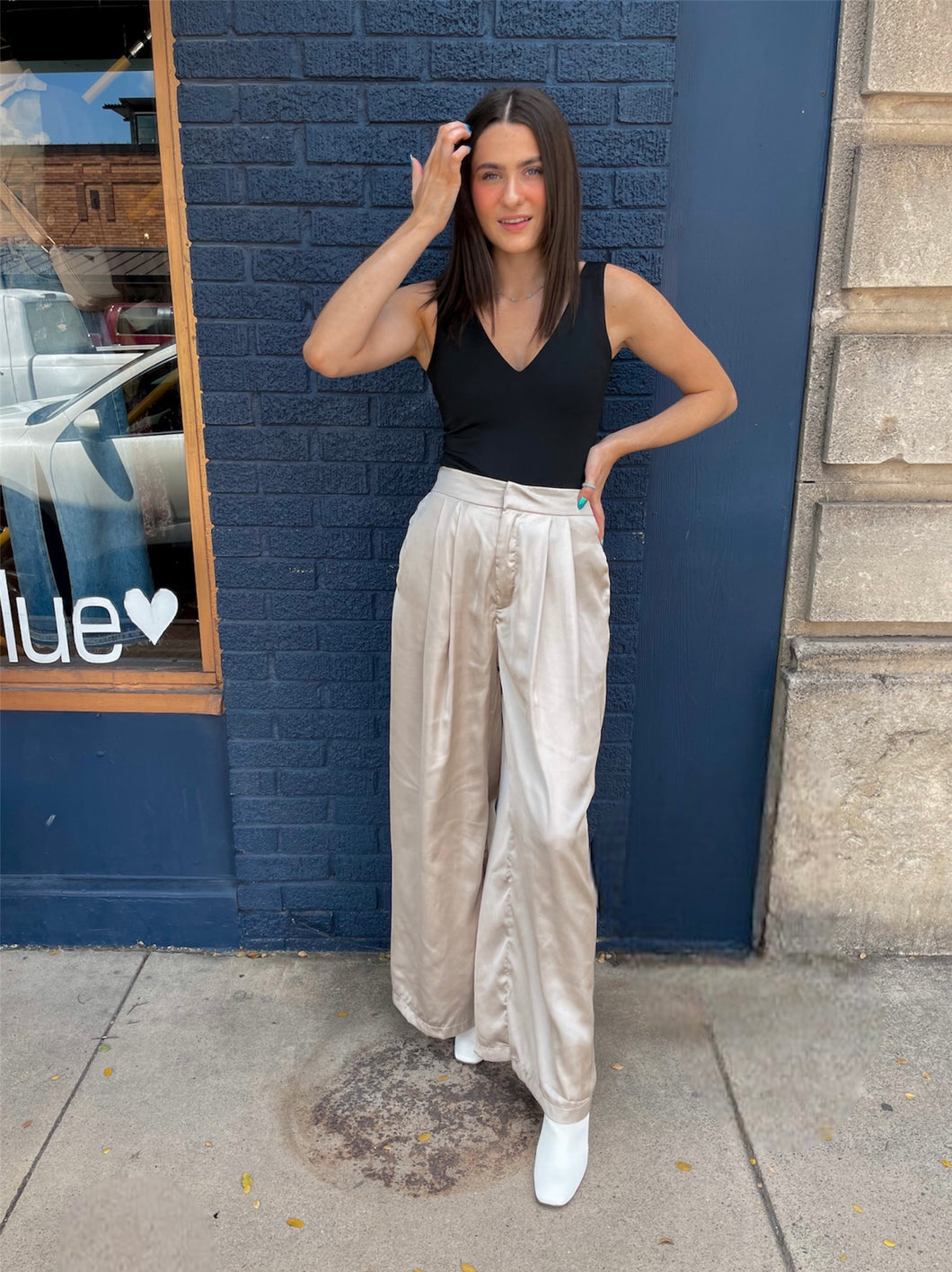 Satin Wide Leg