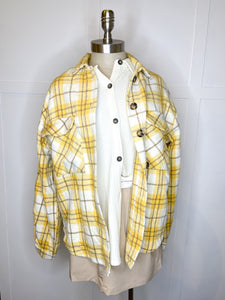 Plaid Woven Shacket//3 Colors