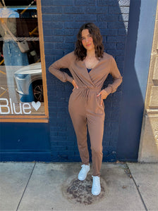 Knit LS Jumpsuit//2 Colors