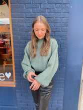 Load image into Gallery viewer, Mock Neck Boxy Sweater//3 Colors
