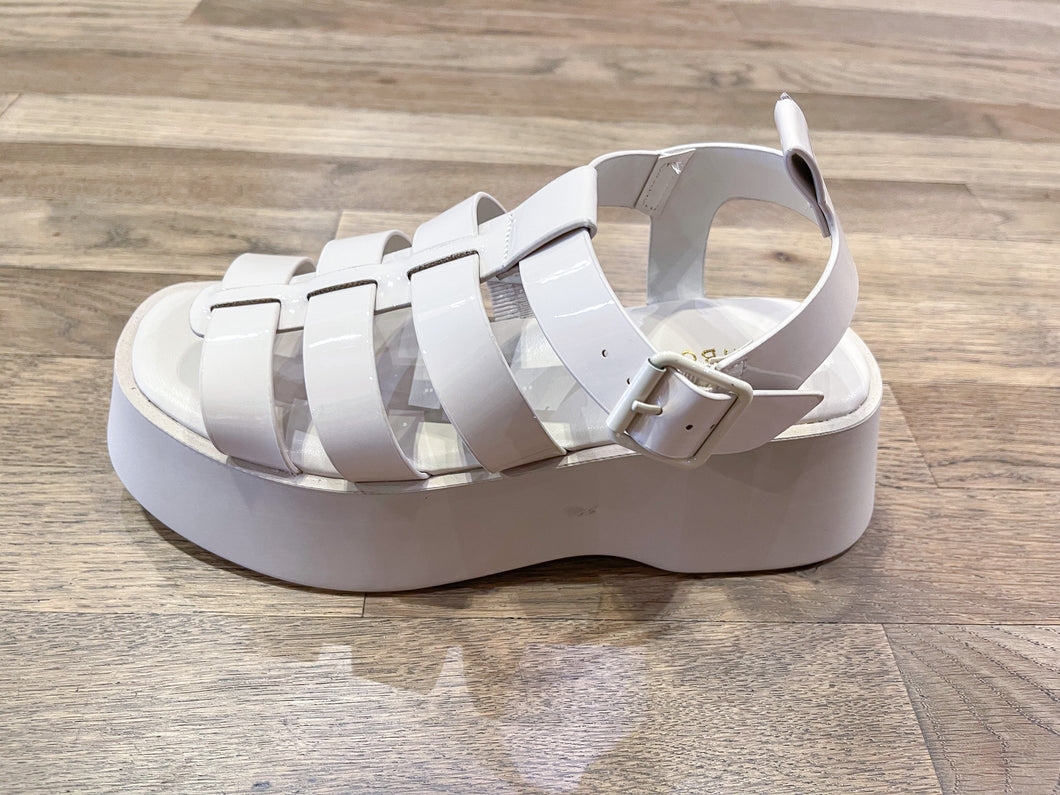 Cage Patent Platform Sandal