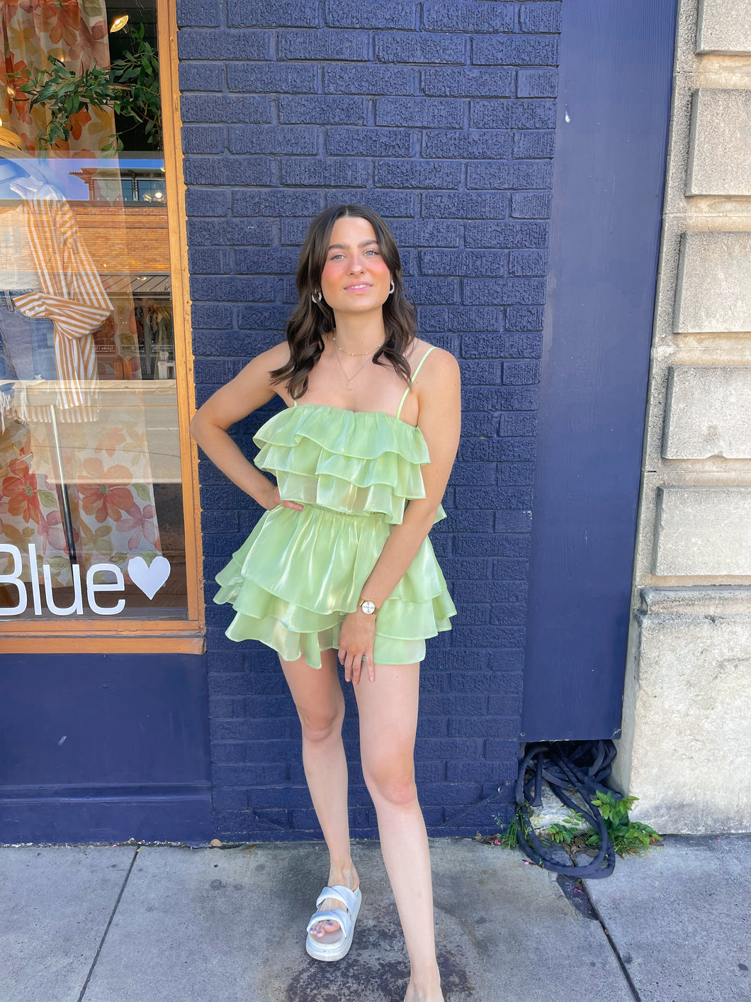 Organza Ruffle Skort