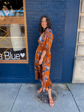 Load image into Gallery viewer, Satin Floral Midi
