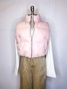 Cropped Puffer Vest // 4 colors