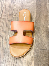 Load image into Gallery viewer, H Faux Leather Sandal
