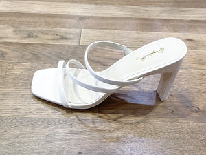 Strappy Mule Kitten Heel