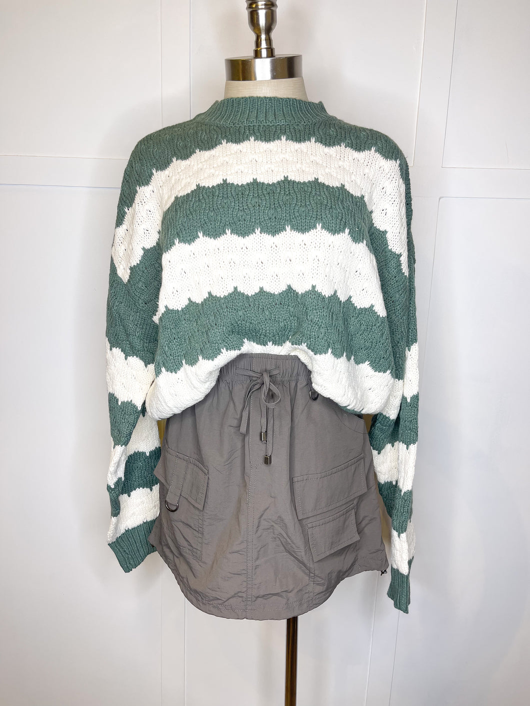 Chunky Stripe Sweater // 2 colors