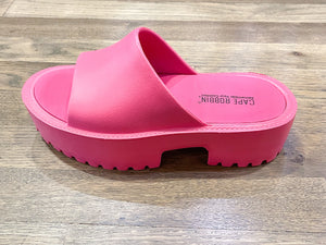 Fuchsia Lug Sole Platform