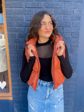 Load image into Gallery viewer, Cropped Puffer Vest // 4 colors

