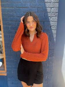 Scallop Edge Sweater