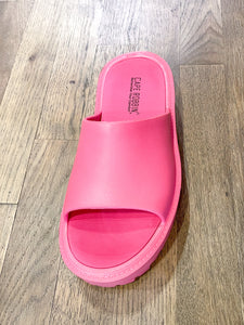Fuchsia Lug Sole Platform