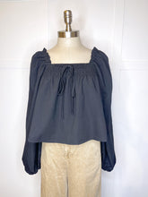 Load image into Gallery viewer, Square Neck Peasant Blouse // 3 colors

