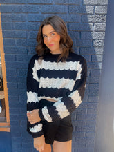Load image into Gallery viewer, Chunky Stripe Sweater // 2 colors

