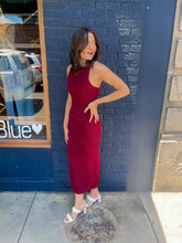 Load image into Gallery viewer, Midi High Neck Wave Dress

