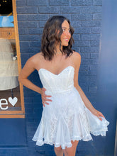 Load image into Gallery viewer, Floral Lace Mini Dress
