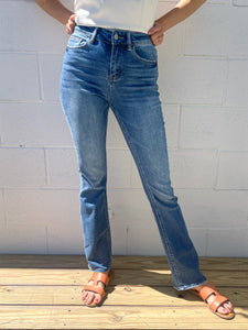 High Rise Stretch Slim Bootcut