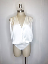 Load image into Gallery viewer, Satin Surplice Bodysuit // 3 colors
