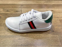 Load image into Gallery viewer, White Stripe Sneaker
